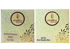Combo of Anti Tan Neem Chandan Ubtan and Almond Chandan Ubtan For Kids