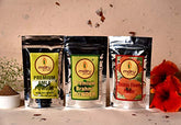 Premium Trio Pack of Amla, Brahmi and Hibiscus Powders