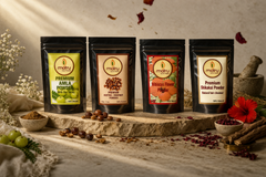 Amla, Reetha, Shikakai & Hibiscus Pack