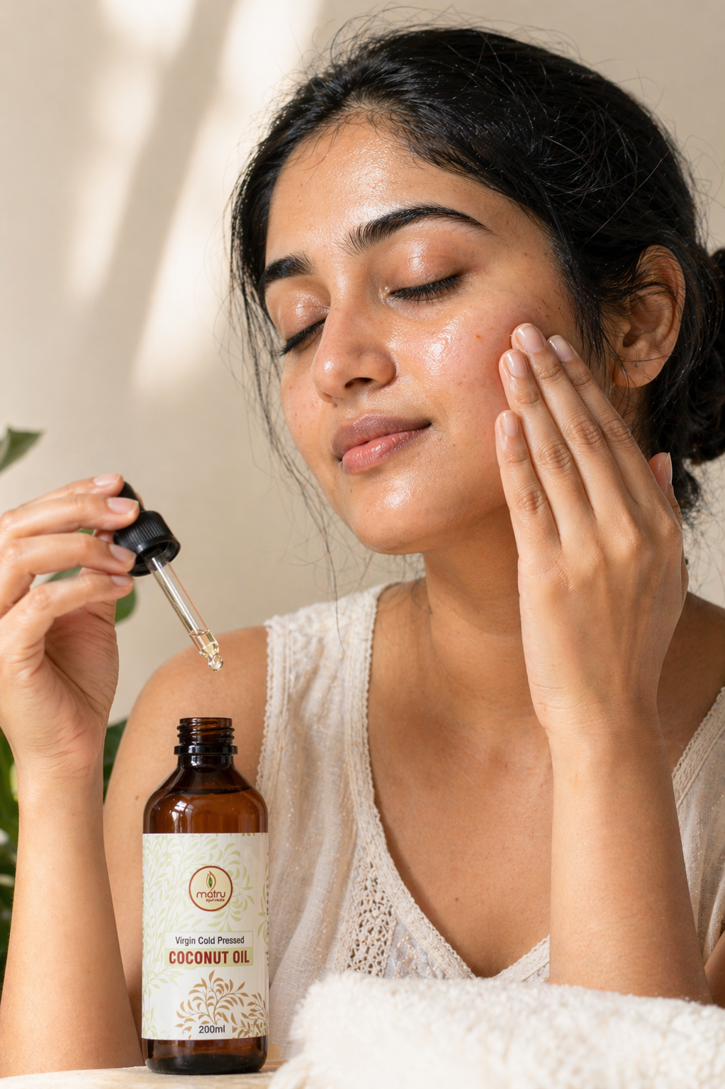 Virgin Cold Pressed Coconut Oil — 100% Pure, Chemical-Free Hair, Skin & Baby Care | Matru Ayurveda