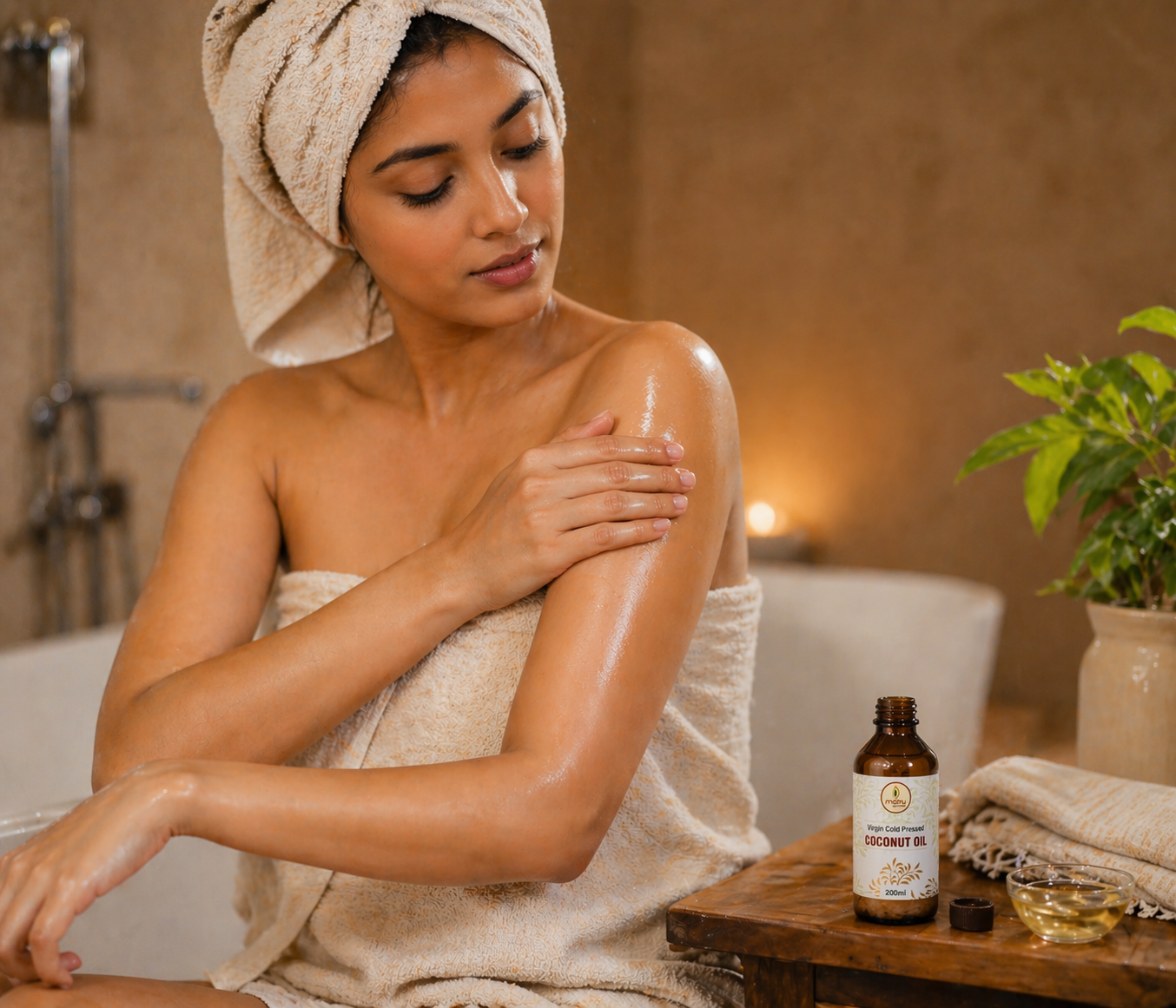 Virgin Cold Pressed Coconut Oil — 100% Pure, Chemical-Free Hair, Skin & Baby Care | Matru Ayurveda