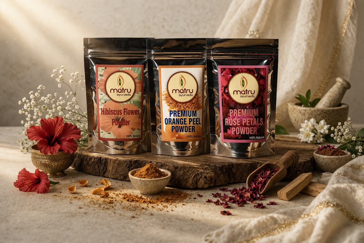 Hibiscus, Orange & Rose Powder Pack