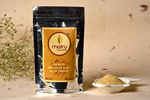 Matru Ayurveda Premium Fenugreek Seed/Methi Powder 100 Grams