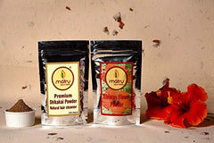 Matru Ayurveda Premium Combo Pack of Shikakai and Hibiscus Powders
