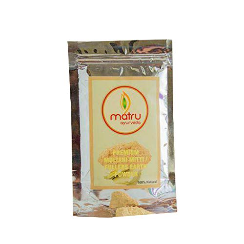 Matru Ayurveda Multani Mitti Powder for Face Skin and Hair Packs 100 Grams